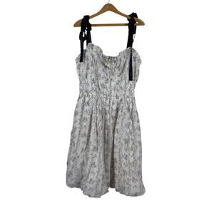 Brock Collection X H&M Dress XXL Bubble Hem Lined Cottage Wedding Guest Vacation